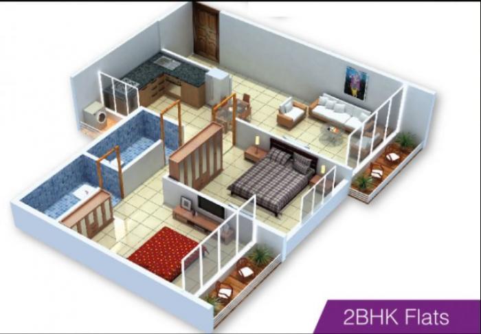 Krishna Angan Complex - Floor Plan