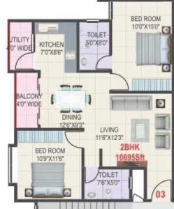 Vandana Marvel - Floor plan