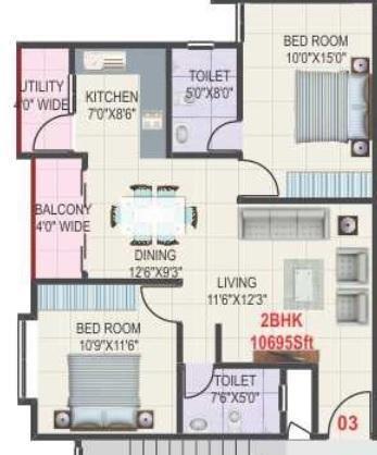 Vandana Marvel - Floor Plan