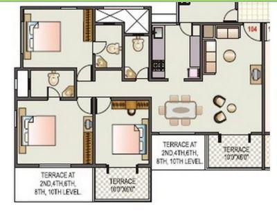 Kolte Patil Florence - Floor Plan