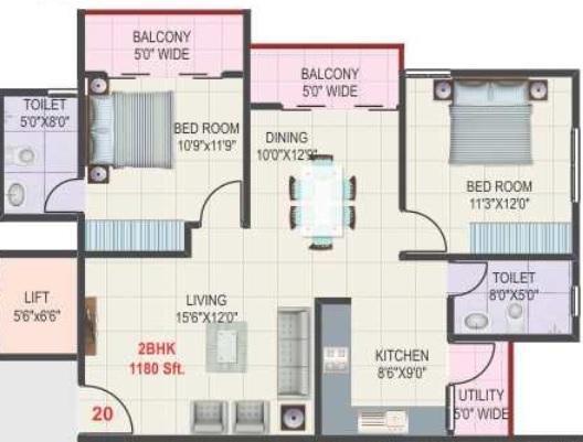 Vandana Marvel - Floor Plan