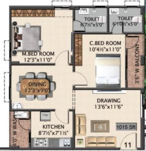 Technopolis Solitaire Swamy - Floor plan