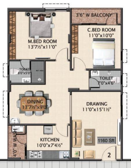 Technopolis Solitaire Swamy - Floor Plan