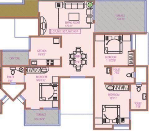 Runwal Seagull - Floor Plan