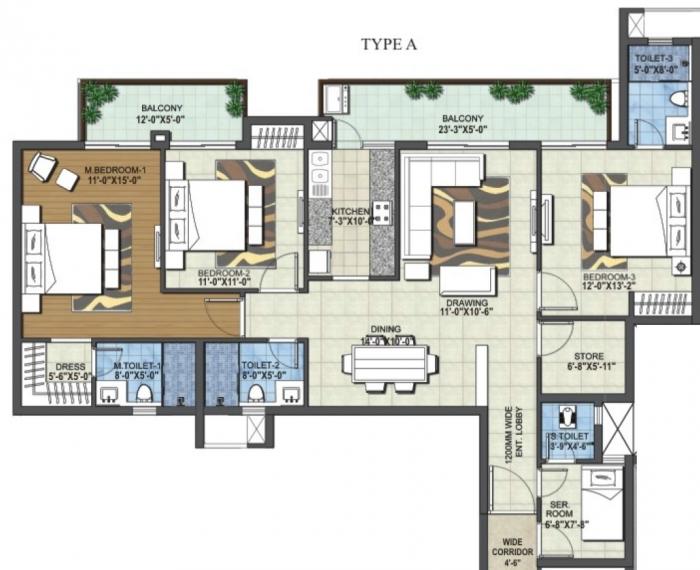 Rishita Manhattan - Floor Plan