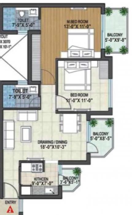 Rishita Manhattan - Floor Plan