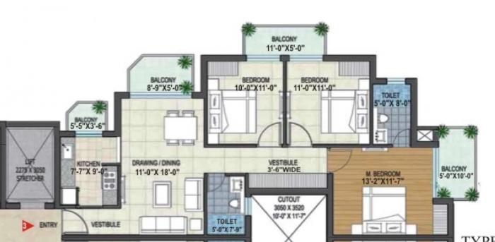 Rishita Manhattan - Floor Plan