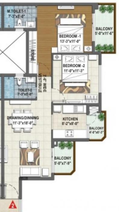 Rishita Manhattan - Floor Plan