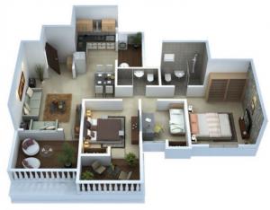 Venkatesh Bliss - Floor plan