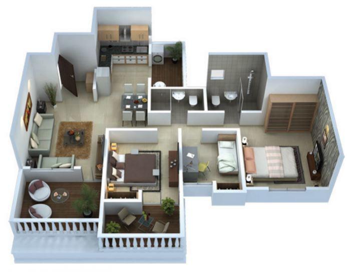 Venkatesh Bliss - Floor Plan
