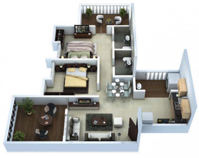 Venkatesh Bliss - Floor Plan