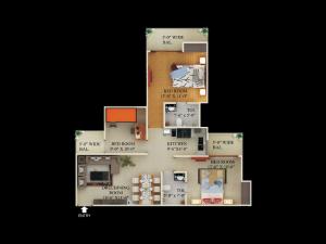 Supertech Ecociti - Floor plan