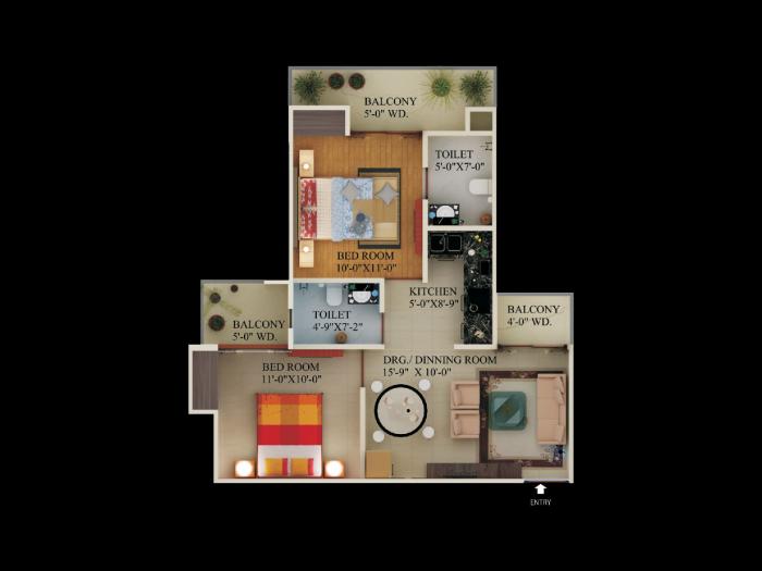 Supertech Ecociti - Floor Plan