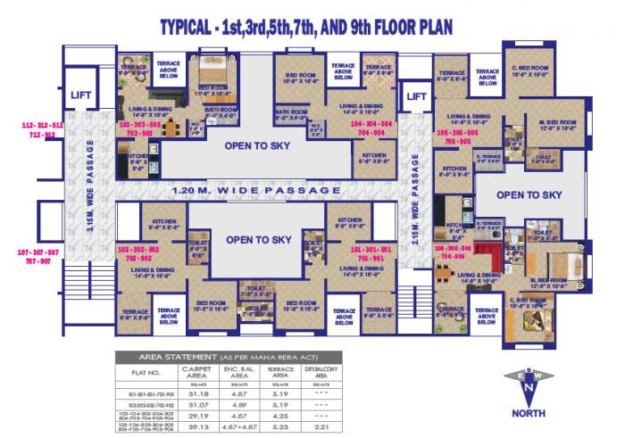 Mak Snehangan Residency - Site Plan