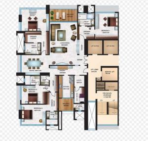 Sumer Trinity Towers - Floor plan