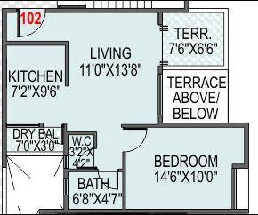 Dreams Space Saad Apartment - Floor plan
