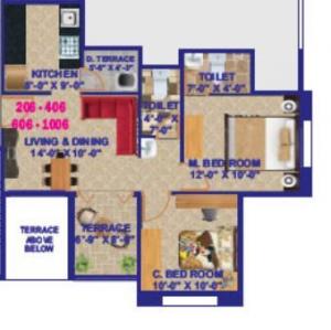 Mak Snehangan Residency - Floor plan