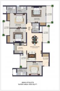 Apex The Kremlin - Floor plan