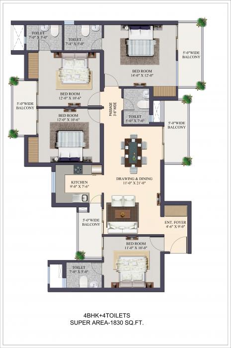 Apex The Kremlin - Floor Plan