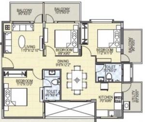 SLV Suhas Celestia - Floor plan