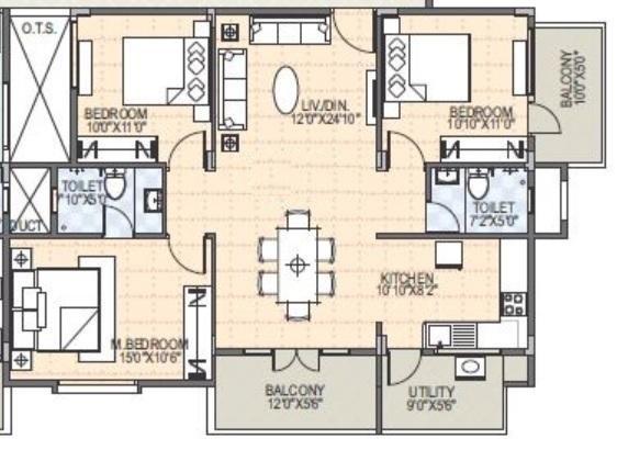 SLV Suhas Celestia - Floor Plan