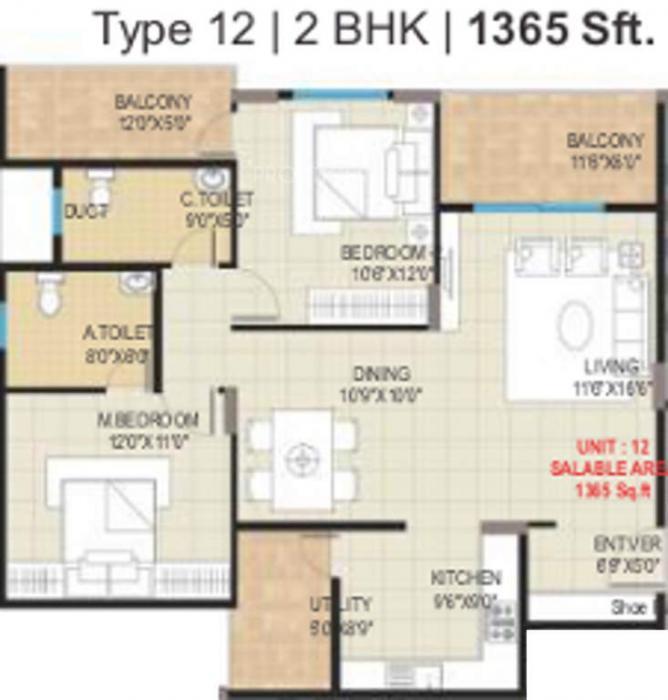 BM Pristine - Floor Plan
