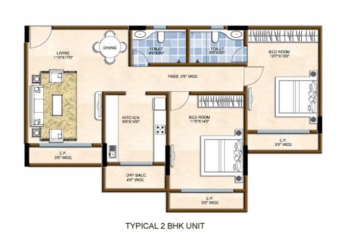 Siroya Sunshine - Floor Plan