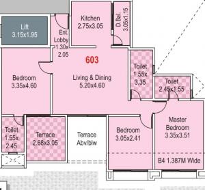 Kumar Picasso Phase II - Floor plan