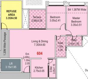Kumar Picasso Phase II - Floor plan