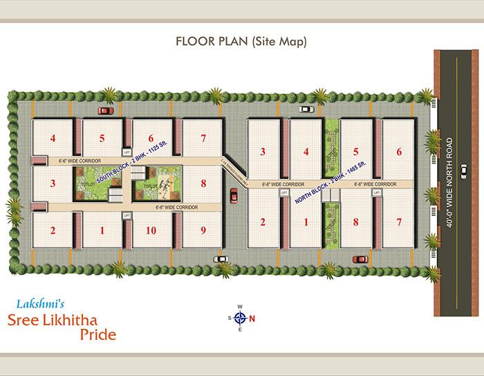 Lakshmi Sree Likhitha Pride - Master Plan
