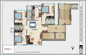 Samyakth The Sky Vue - Floor plan