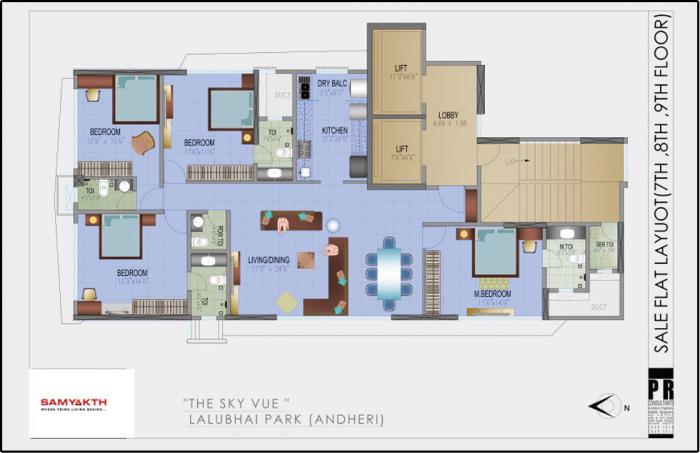 Samyakth The Sky Vue - Floor Plan