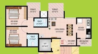 Sharon Eden Solitaire - Floor Plan