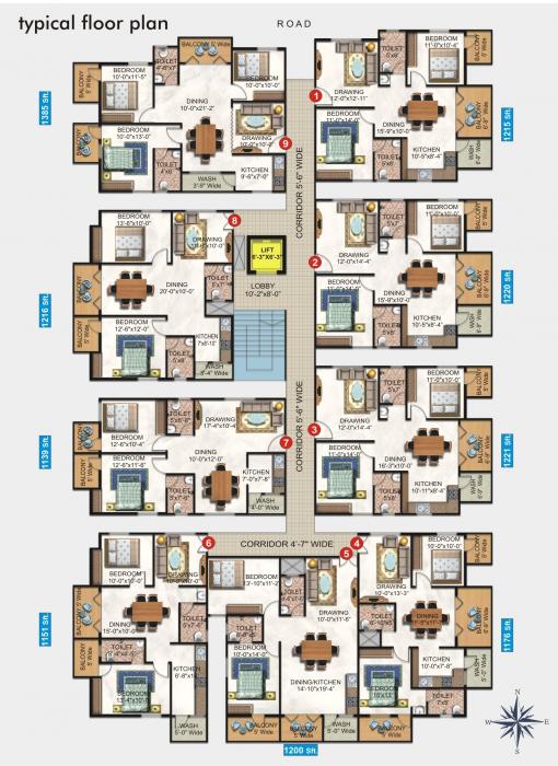 SK Brindavan - Site Plan