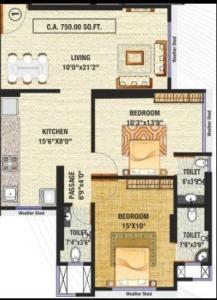 Vas Pushp Vinod 4 - Floor plan