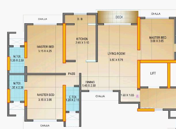 Chheda Palladium - Floor Plan