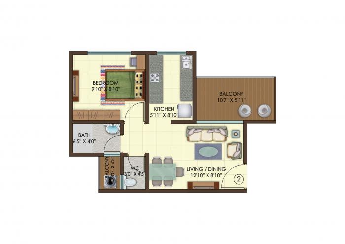 Olympeo Riverside - Floor Plan