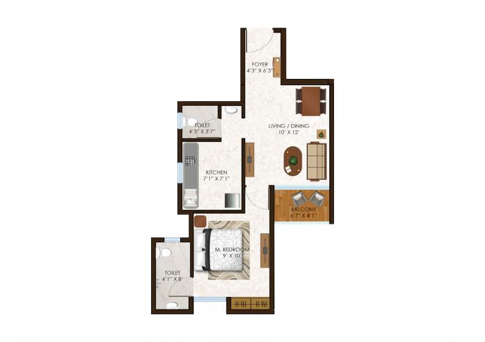 Olympeo Riverside - Floor Plan