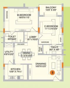 Alekhya Spring Leaf - Floor plan