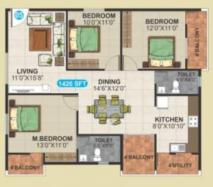 SLV Serenity - Floor plan