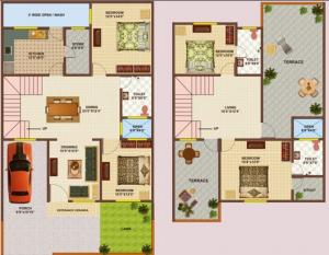 Khilla Uma Dham Villas - Floor plan