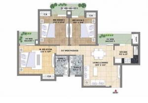 TATA Destination 150 - Floor plan