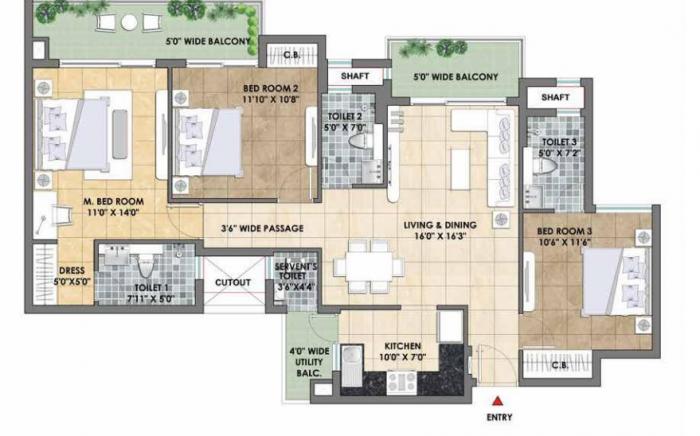 TATA Destination 150 - Floor Plan
