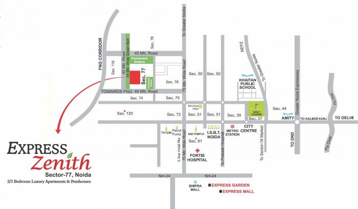 Express Zenith - Locality