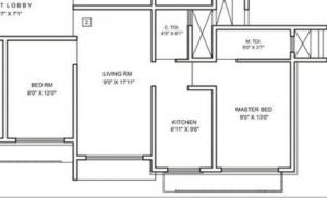 Raj Rameshwaram Apartment - Floor plan