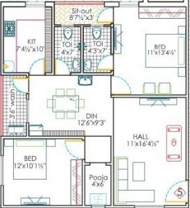 Nestcon Flamingo - Floor plan