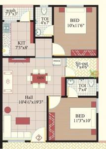 Nestcon Orchid - Floor plan