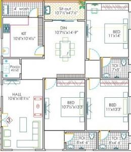 Nestcon Flamingo - Floor plan