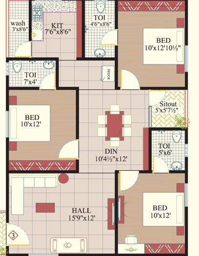 Nestcon Orchid - Floor Plan