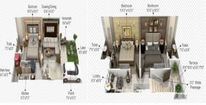 Om Ganpati Abode - Floor plan